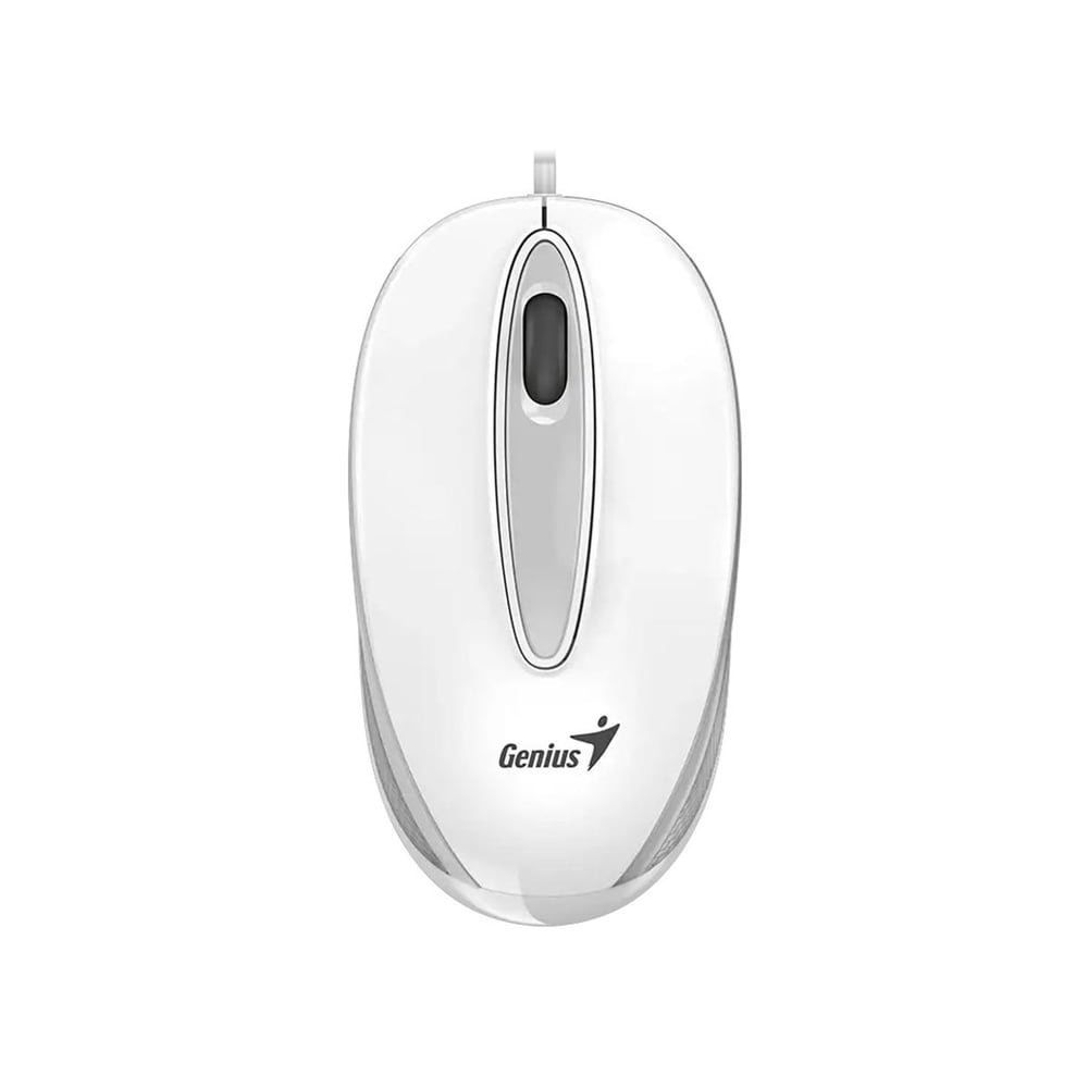 Genius Мишка DX-Mini, с кабел, USB Type-A, бяла