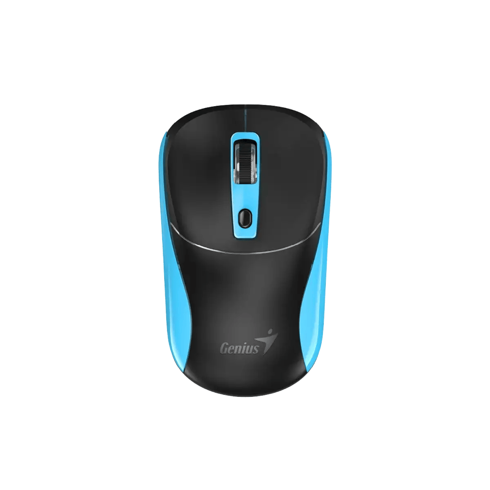 Genius Мишка NX-7123, безжична, AI Copilot, черно-синя