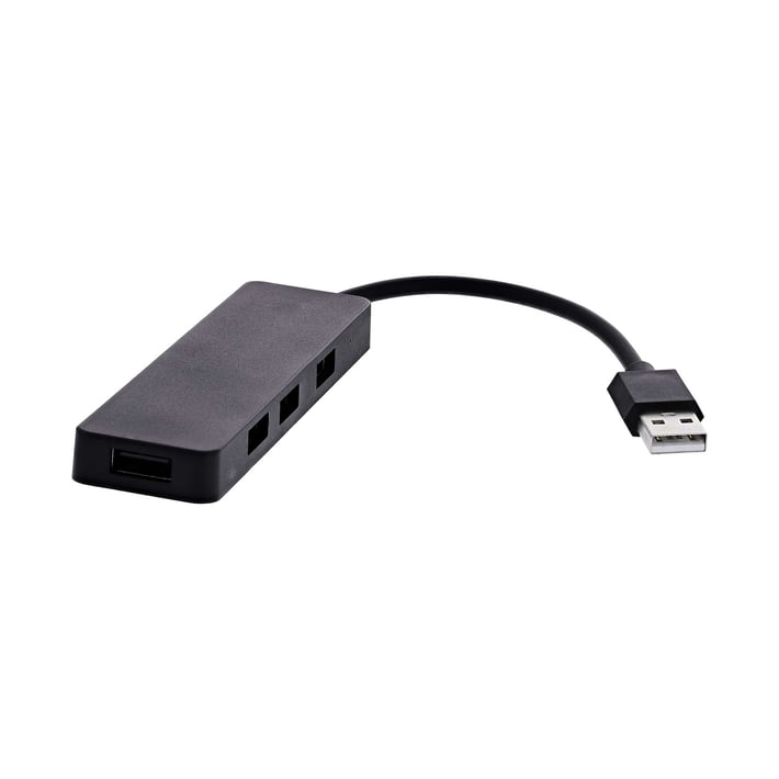 TNB USB хъб First, 4 порта, USB 2.0, черен