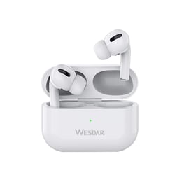Wesdar Слушалки TWS21, True wireless, безжични, бели