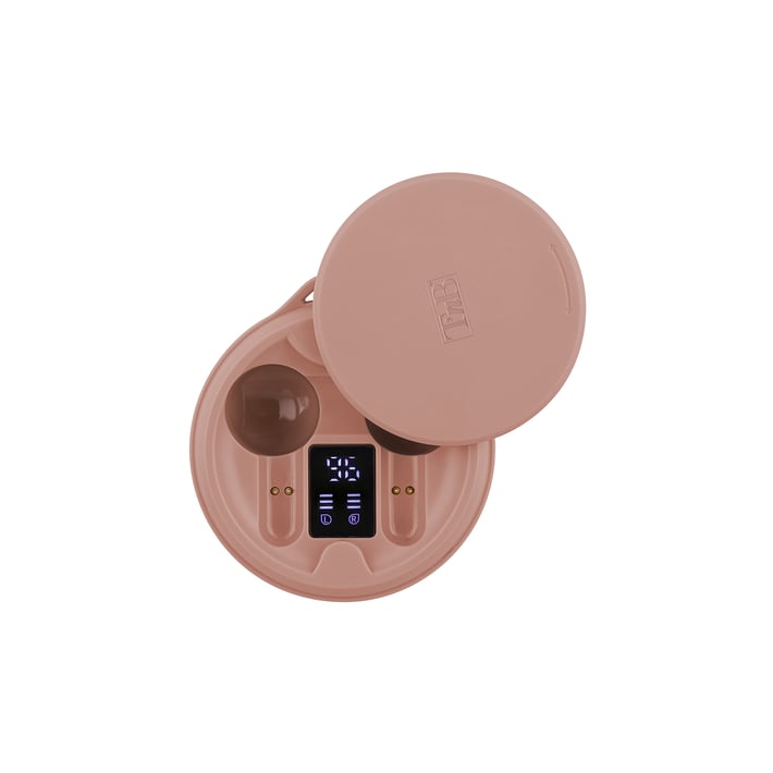 TNB Слушалки Shiny 2, безжични, с Bluetooth, розови