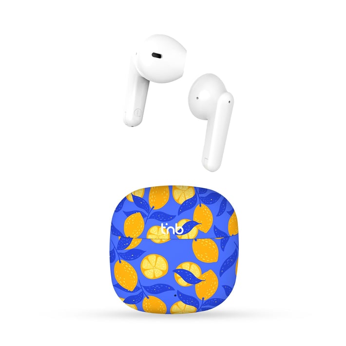 TNB Слушалки Exclusive Lemon, безжични, с Bluetooth, със зареждащ кейс