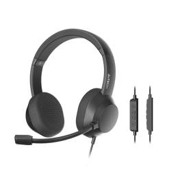 A4Tech Слушалки Fstyler FH150U, USB, с микрофон, черни