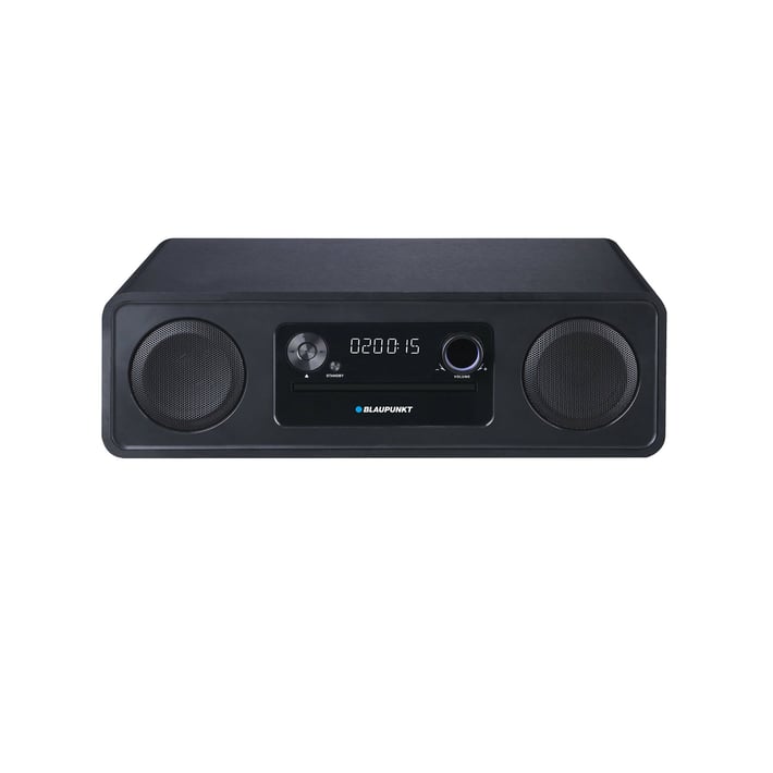 Blaupunkt Аудио система MS20BK, с Bluetooth, CD/MP3/USB/AUX, с часовник, 120 W