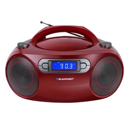 Blaupunkt Радио Boombox BB18RD, FM/CD/MP3/USB/AUX, червено