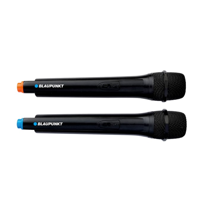 Blaupunkt Тонколона PB10DB, FM радио, USB/SD/AUX, 1000 W, с 2 бежични микрофона