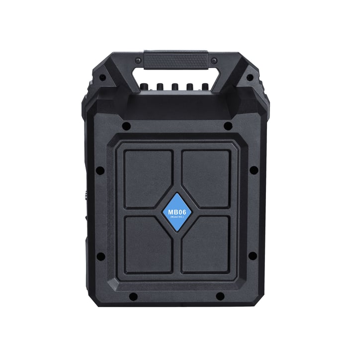 Blaupunkt Тонколона MB06, караоке, с Bluetooth, FM радио, USB/SD/AUX, 500 W, черна, с 1 кабелен микрофон