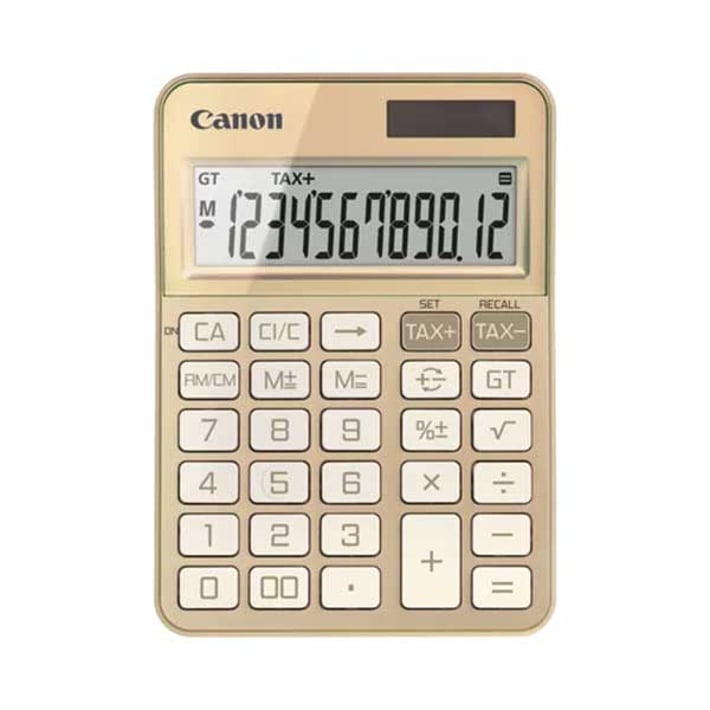 Canon Настолен калкулатор KS-125KB, 12-разряден, златист