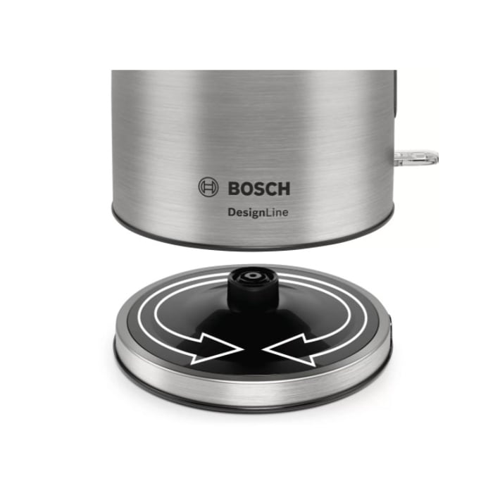 Bosch Електрическа кана за вода TWK5P480 Designline, сребриста