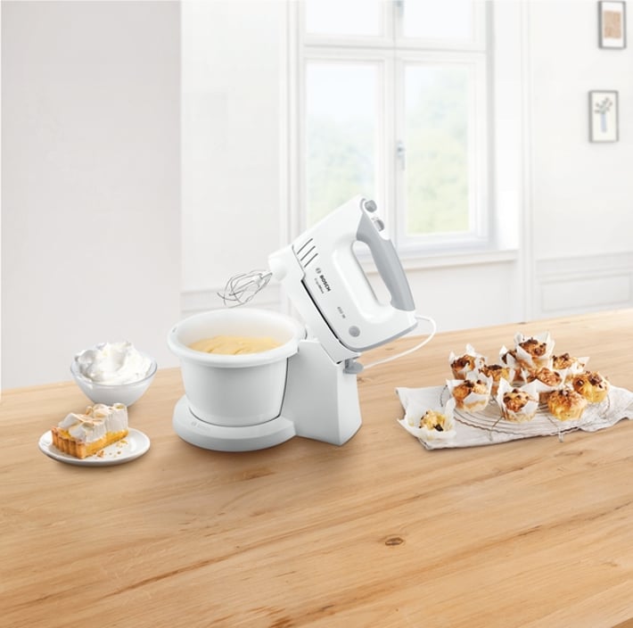 Bosch Миксер ErgoMixx MFQ36460, 450 W, бял