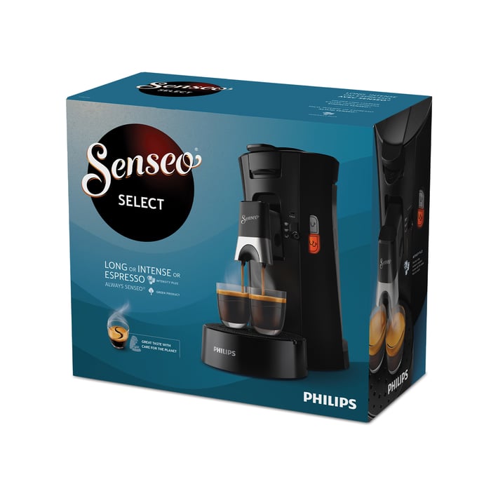 Senseo Кафе машина Select Deep CSA230/61, черна