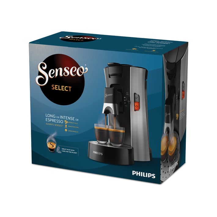 Senseo Кафе машина Select CSA250/11, черна
