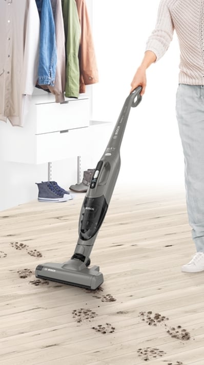 Bosch Прахосмукачка BBHF214G, вертикална, сива
