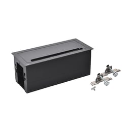 Legrand Мебелна кутия Incara, празен модул, 295 х 130 mm, черна