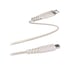 TNB Кабел Eco, USB Type-C към Lightning, 1.5 m, бяло-сив
