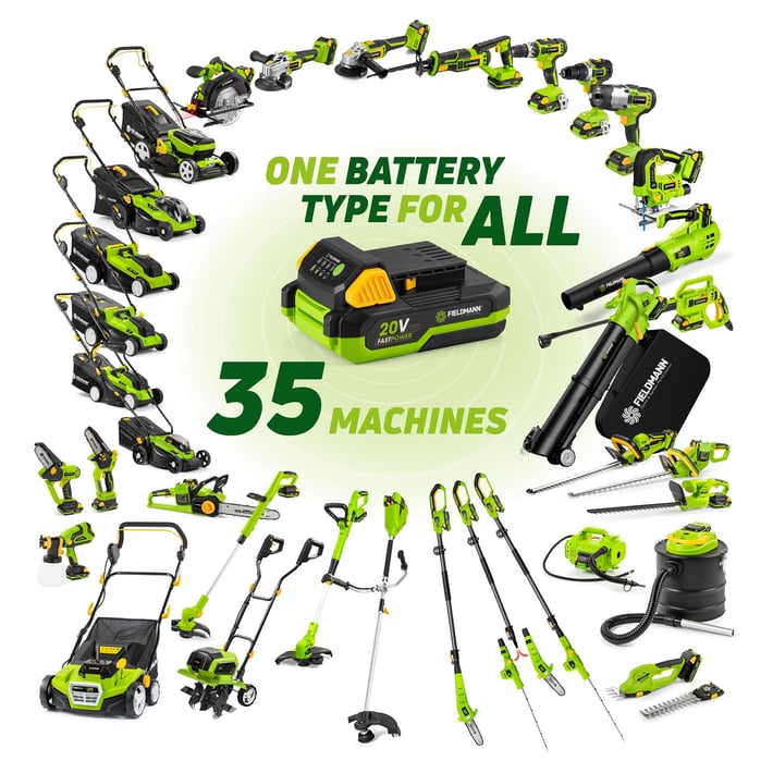Fieldmann Батерия FDUZ 79020, Li-Ion, 20V, 2000 mAh