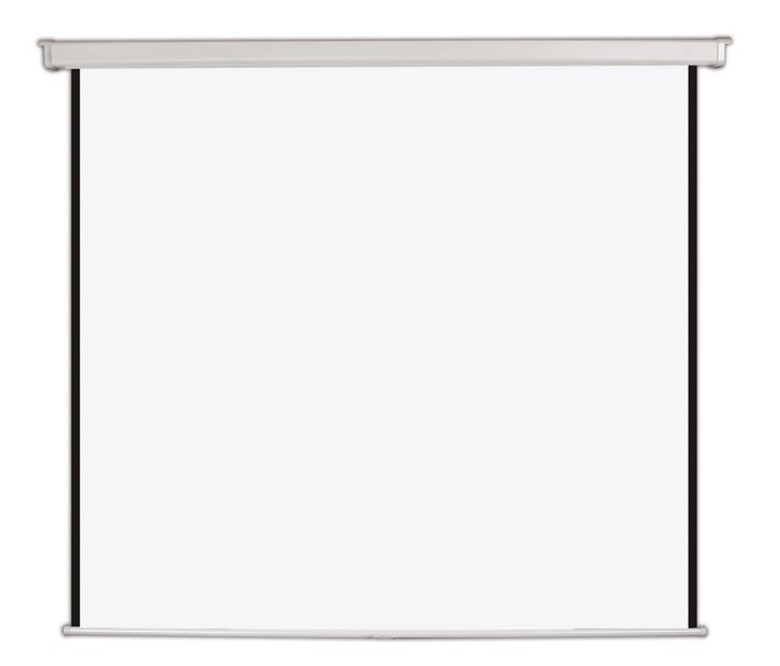 Bi-Office Прожекционен екран, 180 x 180 cm, за стена или таван