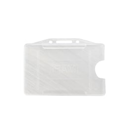 Бадж Mapi, пластмасов, хоризонтален, бял, 86 х 54 mm, 50 броя