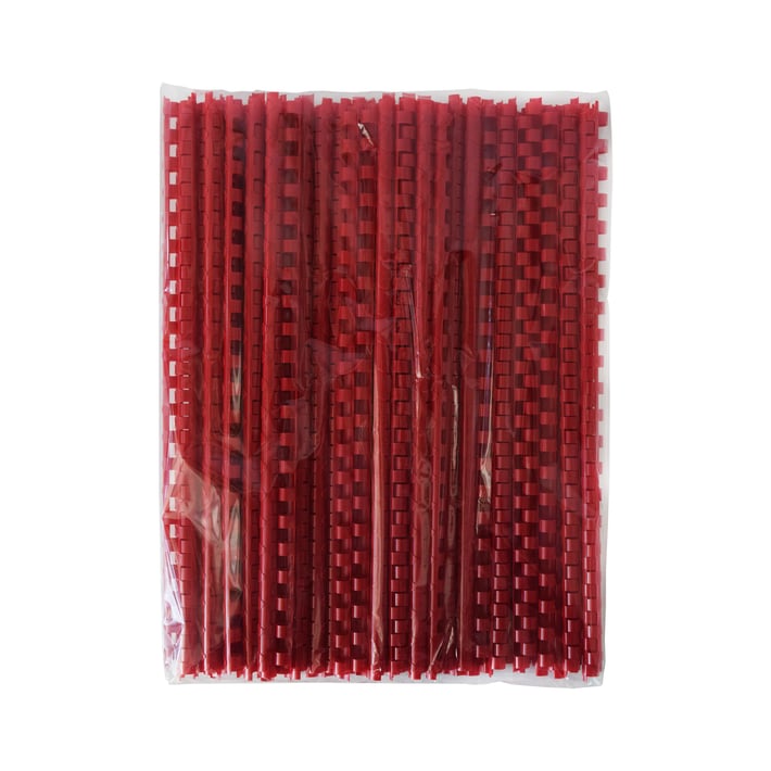 Top Office Спирали за подвързване, 8 mm, червени, 100 броя