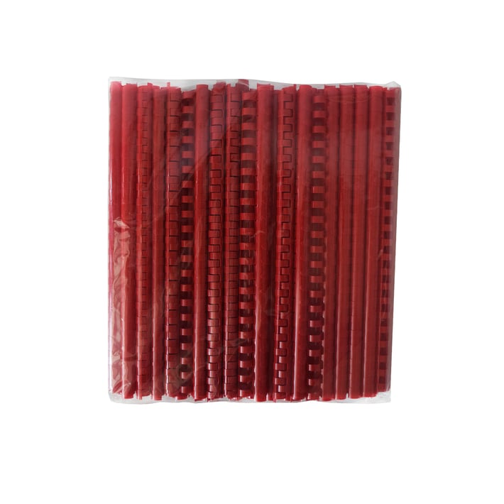 Top Office Спирали за подвързване, 12 mm, червени, 100 броя