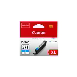 Canon Патрон CLI-571X, 650 страници/5%, Cyan