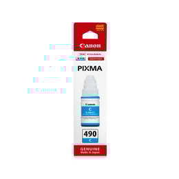 Canon Мастило GI-490, Cyan, 7000 страници/5%