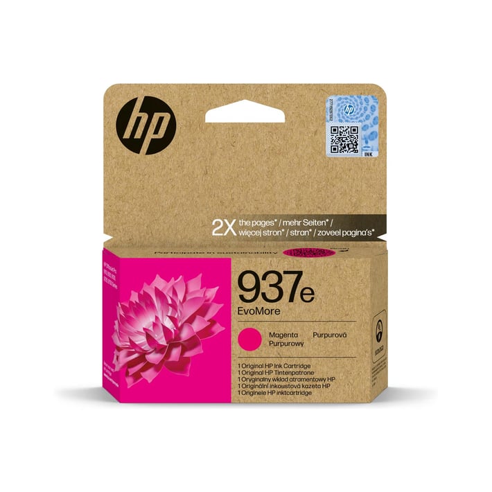 HP Патрон Evomore No937e, 4S6W7NE, 1650 страници/5%, Magenta