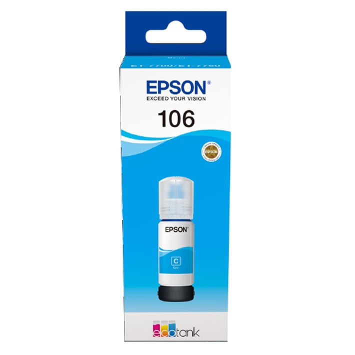 Epson Мастило 106 EcoTank, Cyan