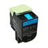 Lexmark Тонер 80C2HCE, 3000 страници/5%, Cyan