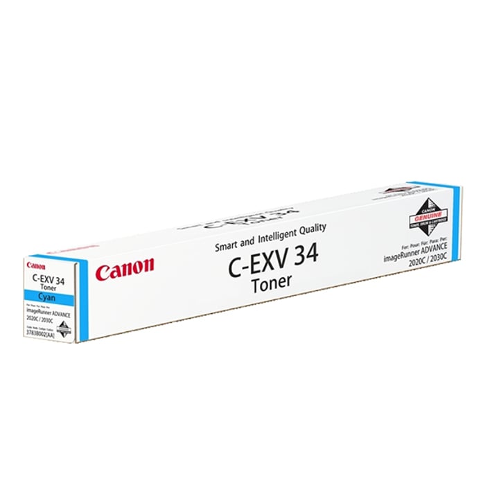 Canon Тонер C-EXV34, C2020L, 19000 страници/5%, Cyan