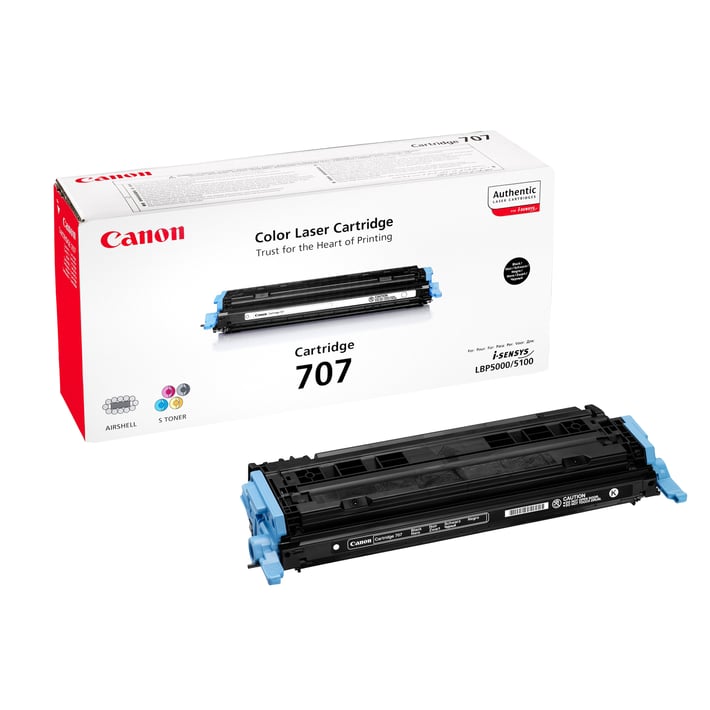 Canon Тонер 707B, LBP5000, 2500 страници/5%, Black