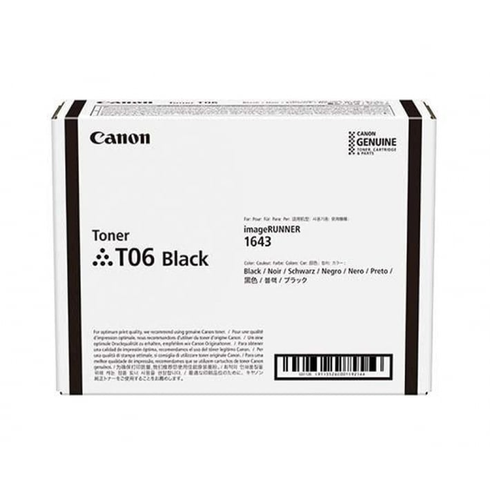 Canon Тонер CRG-T06, Runner 1643 series, 20500 страници/5%, Black