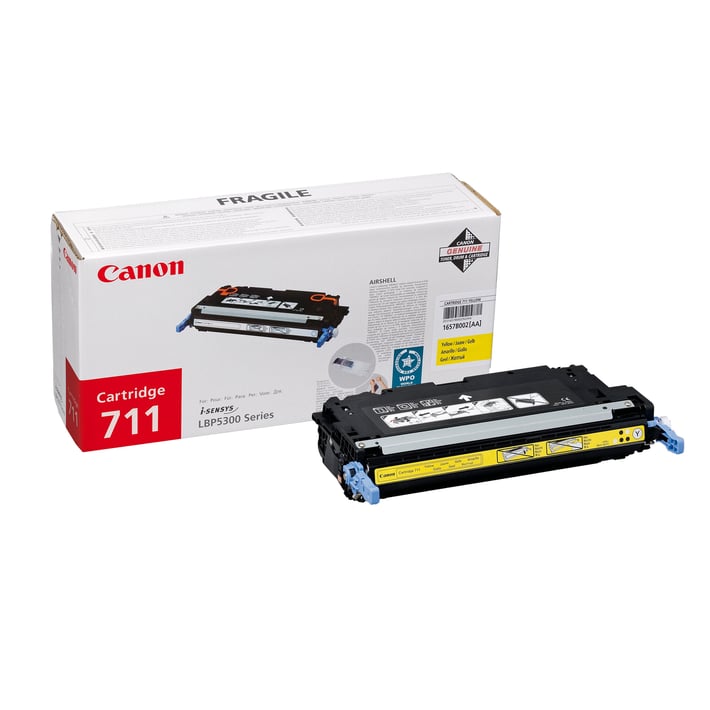 Canon Тонер CRG-711, LBP5300, 6000 страници/5%, Yellow