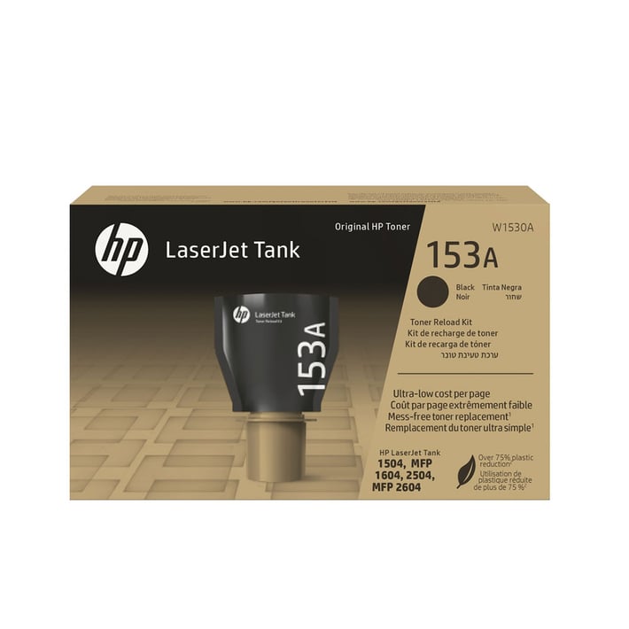 HP Тонер W1530A, 153A, 2500 страници/5%, Black