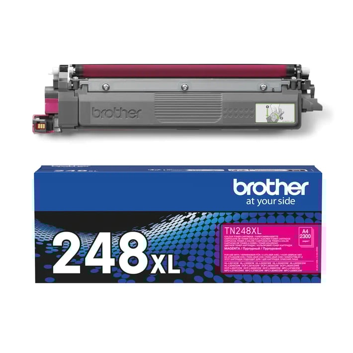 Brother Тонер TN-248XLM, 2300 страници/5%, Magenta