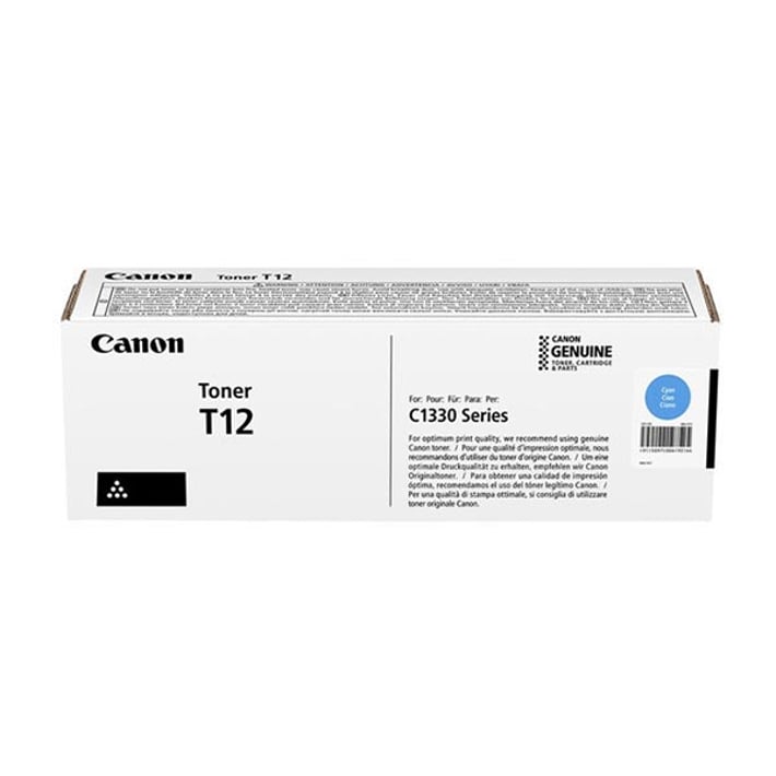 Canon Тонер T12, 5300 страници/5%, Cyan
