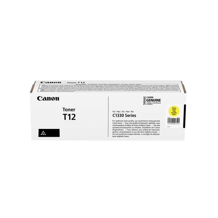 Canon Тонер T12, 5300 страници/5%, Yellow