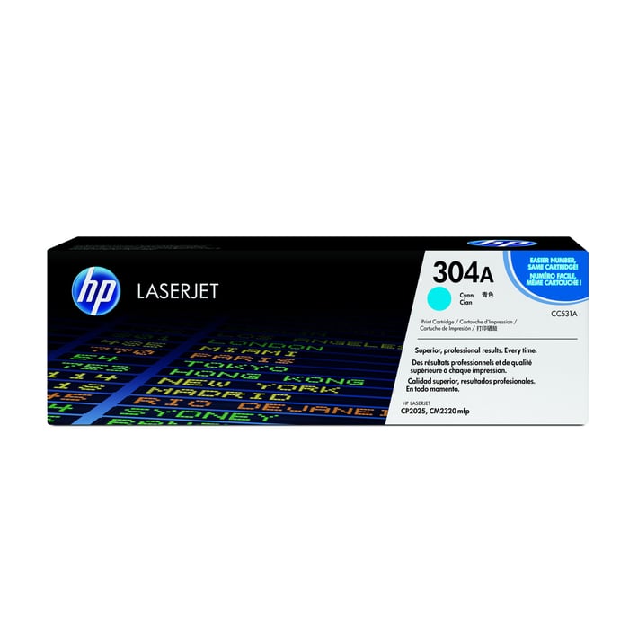 HP Тонер CC531A, 2800 страници/5%, Cyan