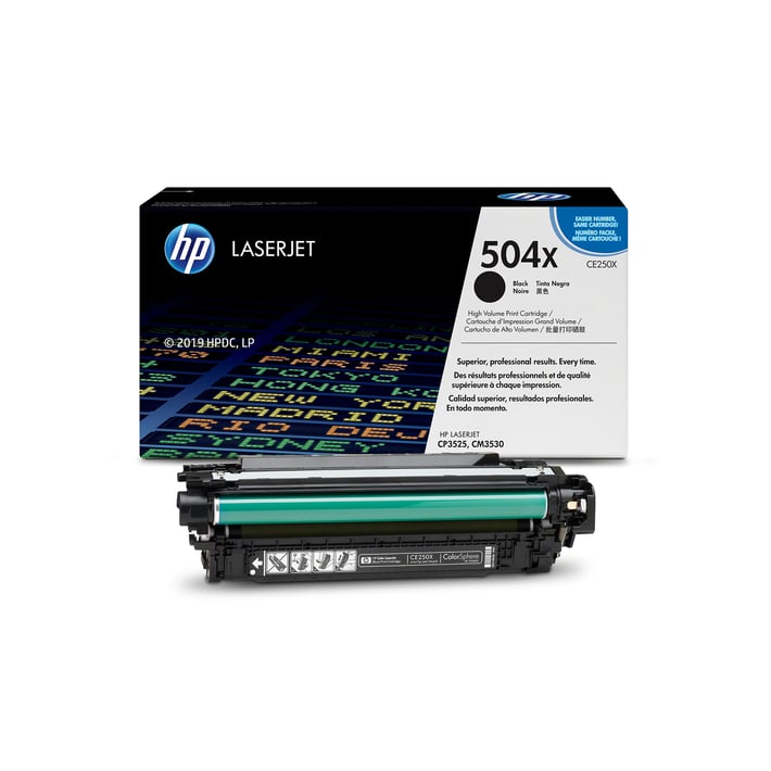 HP Тонер CE250X, CM3530/CP3525, 10500 страници/5%, Black