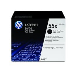 HP Тонер CE255XD, LJ 3000, 12 500 страници/5%, Black, 2 броя