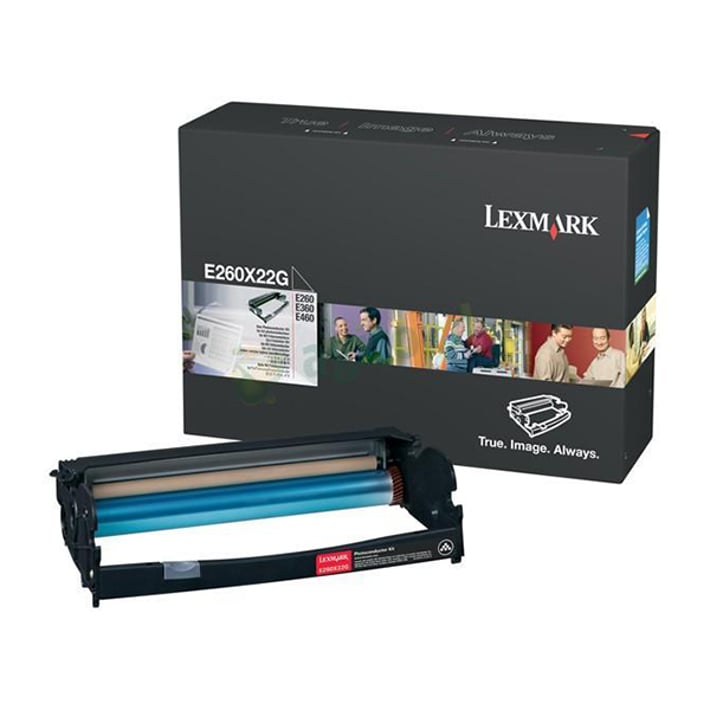 Lexmark Барабан X360/E460, E260X22G, 30000 страници/5%, Black