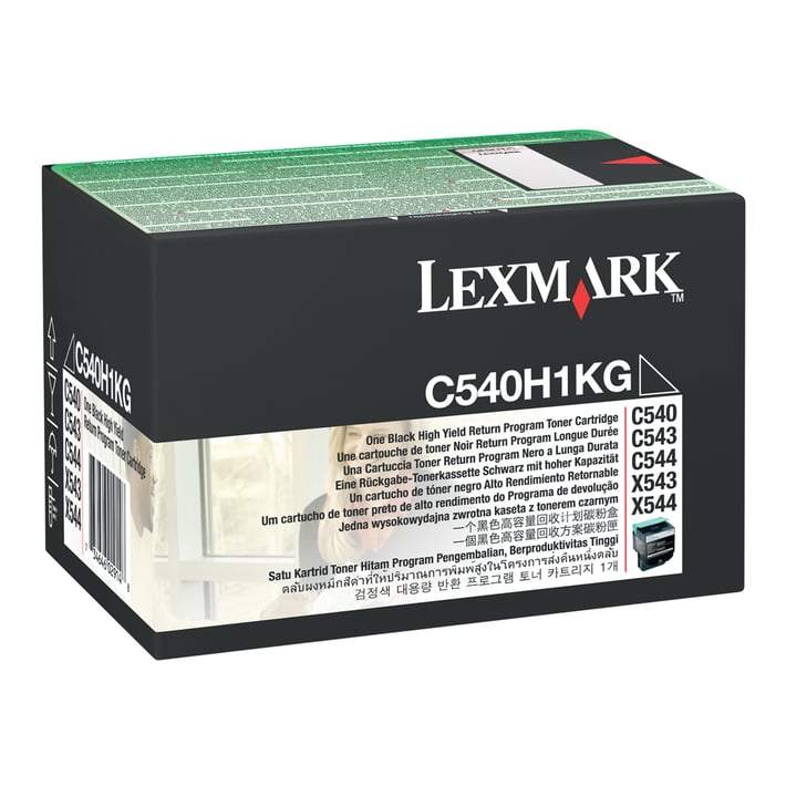 Lexmark Тонер C540H1KG, C540/X544DN, 2500 страници/5%, Black