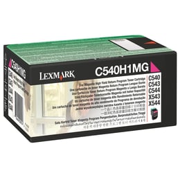 Lexmark Тонер C540H1MG, C540/X544DN, 2000 страници/5%, Magenta