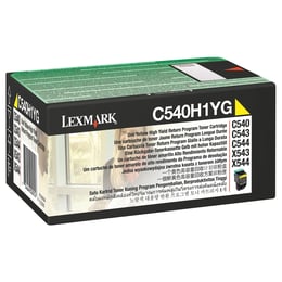 Lexmark Тонер C540H1YG, C540/X544DN, 2000 страници/5%, Yellow