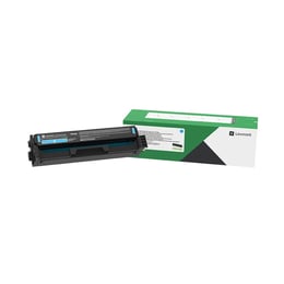 Lexmark Тонер C3220C0, 1500 страници/5%, Cyan