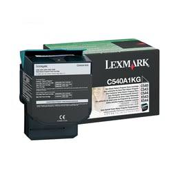Lexmark Тонер C540A1KG, C540, 1000 страници/5%, Black