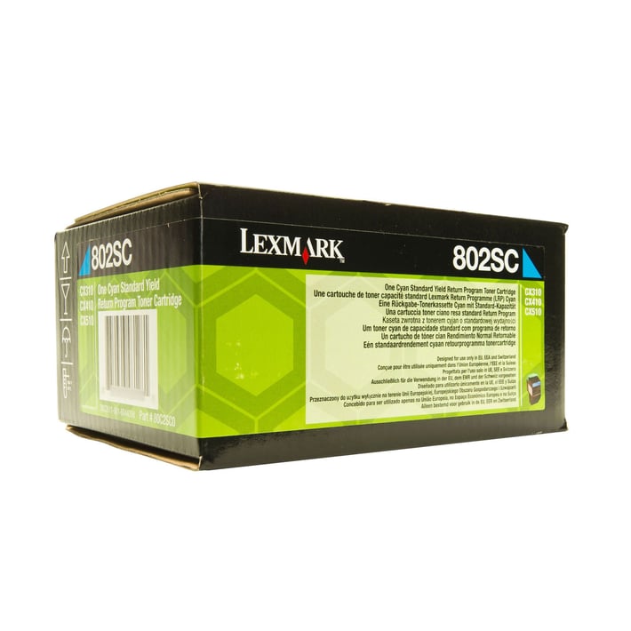 Lexmark Тонер CX310/410/510 80C2SC0, 2000 страници/5%, Cyan
