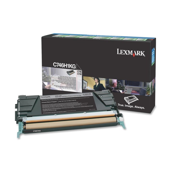 Lexmark Тонер C746/748 C746H1KG, 12 000 страници/5%, Black