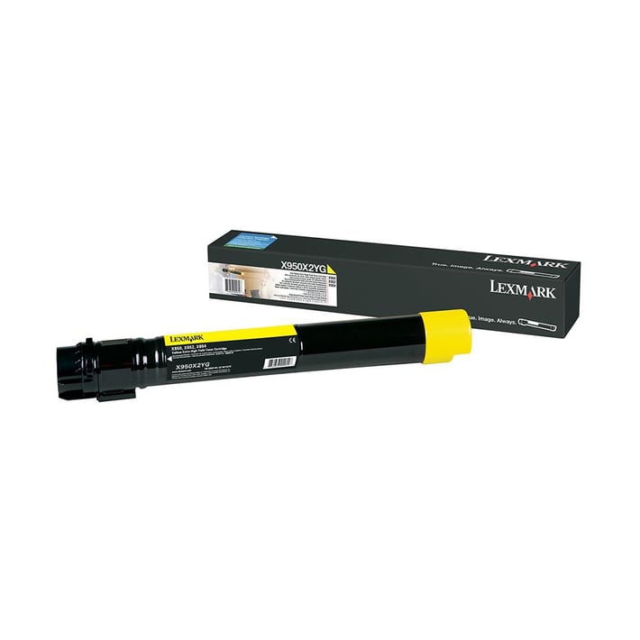 Lexmark Тонер X950X2YG, 22000 страници/5%, Yellow