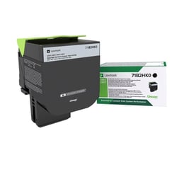 Lexmark Тонер 71B2HK0, 6000 страници/5%, Black